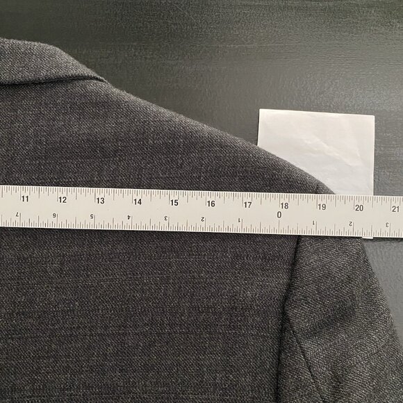 H&M x Freely Lanificio Comero Unstructured Sport Coat 41R Charcoal Patch Pocket - Picture 15 of 16